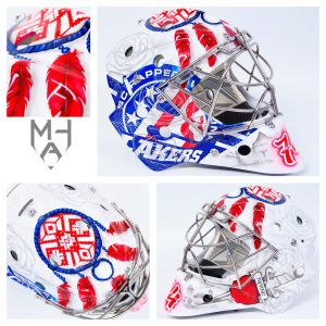 Ivars Punnenovs Bauer mask Rapperswil-Jona Lakers